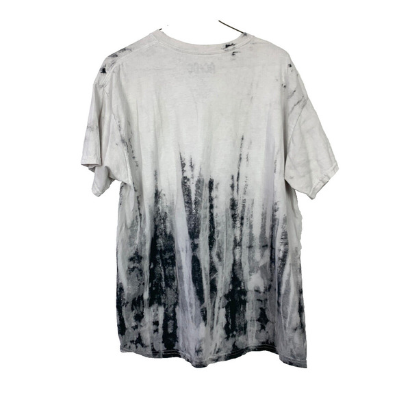 2017 ACDC Perryscope Graphic White Gray Black Tie Dye T-Shirt Large - Picture 6 of 6